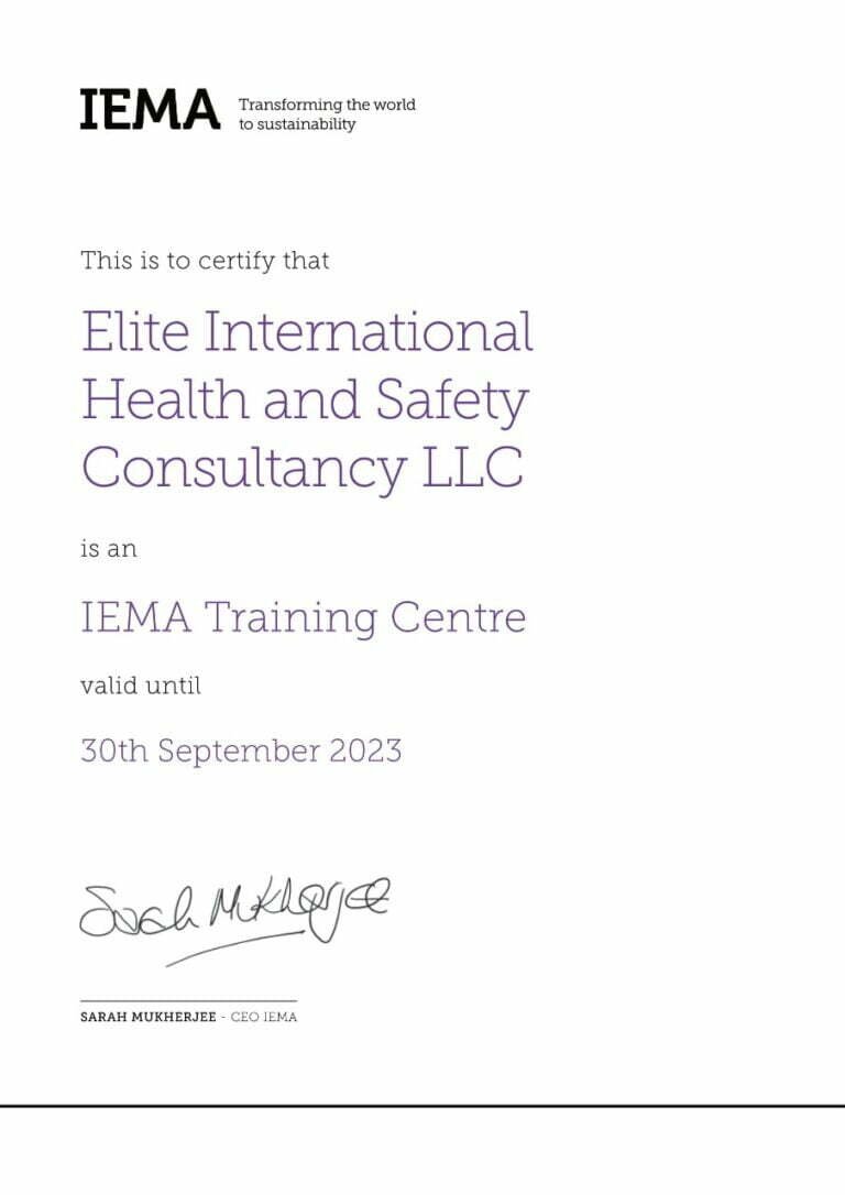 IEMA Certification in Environmental Management