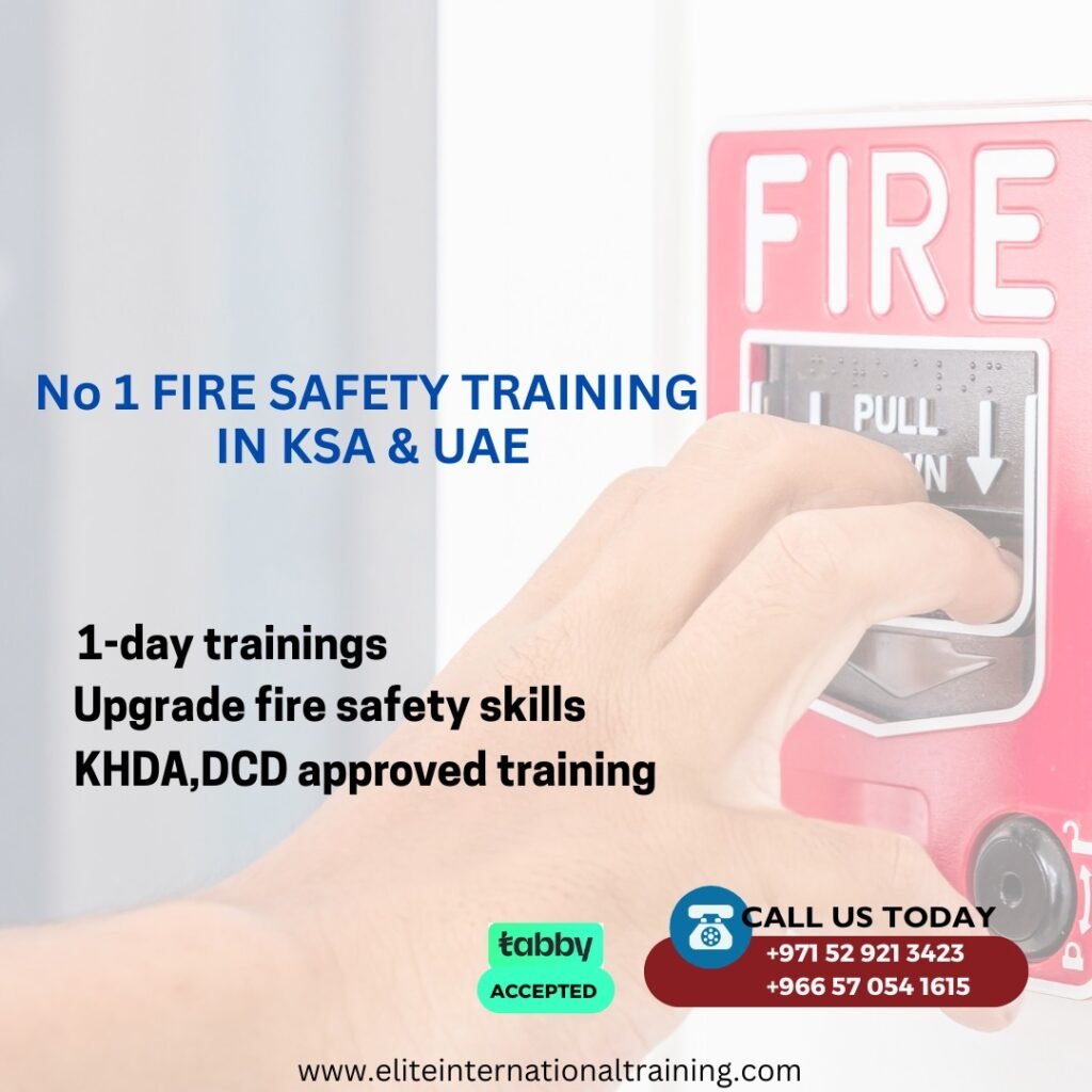 FIRE SAFETY TRAINING IN Saudi arabia